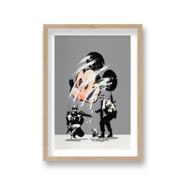 Banksy Print Mickey Mouse Grafitti