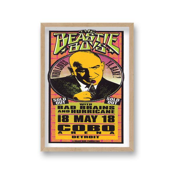 The Beastie Boys Vinatge Concert Poster