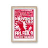 Nirvana Vintage T-Rex Concert Poster