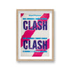 The Clash Australian Tour Vintage Music Poster