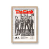 The Clash Live In Dusseldorf Vintage Music Poster