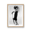 Audrey Hepburn In Iconic Publicity Shot Breakfast At Tiffanys 1961 Vintage Icon Print