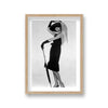 Audrey Hepburn In Iconic Publicity Shot Breakfast At Tiffanys 1961 Vintage Icon Print