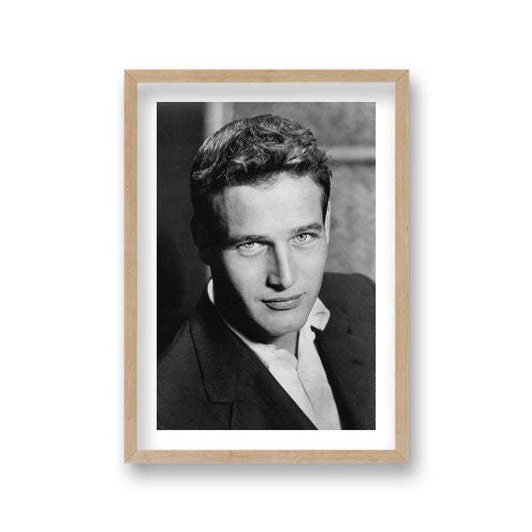 A Young Paul Newman Portrait Photo Vintage Icon Print