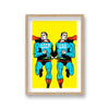 Cccp & Usa Superman Pop Art Print