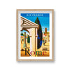 Air France Rome Graphic Vintage Travel Print