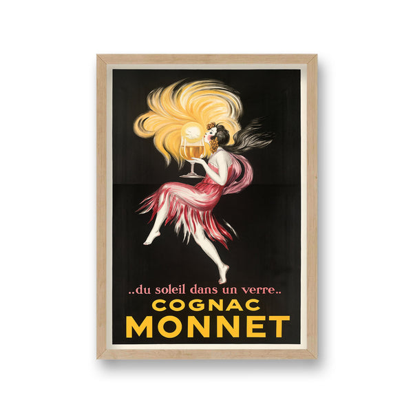 Cognac Monnet Vintage Print