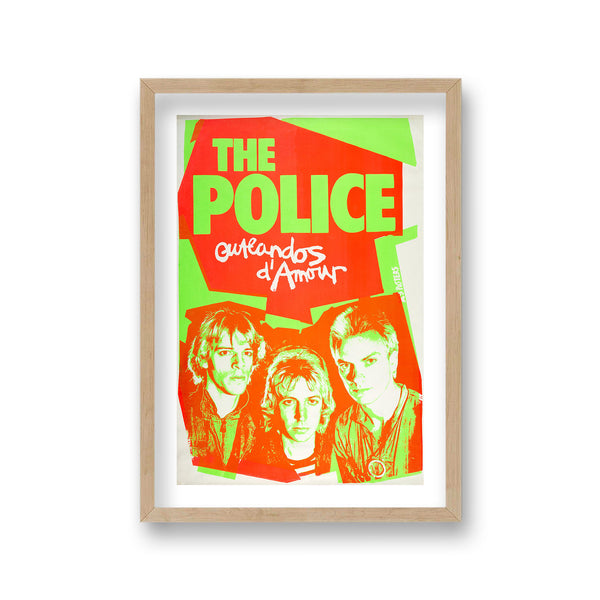 The Police Outlandos D'Amour Lime Green And Orange