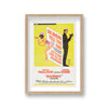 Michael Caine Gambit Graphic Yellow Background Vintage Movie Print
