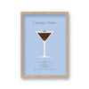 Cocktail Art Print Espresso Martini Borderless