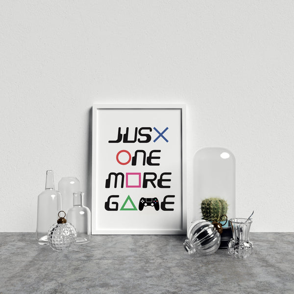 Typography Just One More Game V2