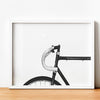 Retro Road Bike Art Print
