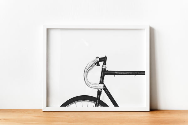 Retro Road Bike Art Print