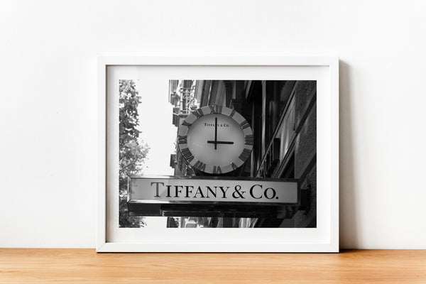 Tiffany & Co Clock Store Sign Zurich