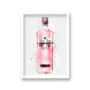 Gin Graphic Splash Print Gordon'S Pink Inspired