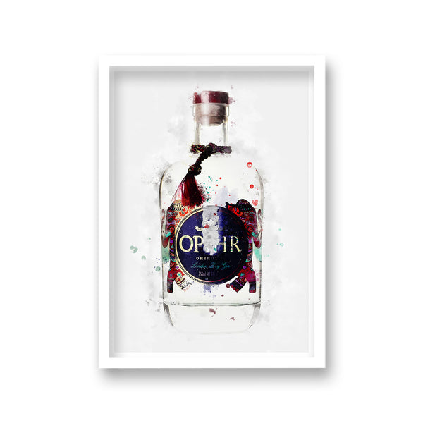 Gin Graphic Splash Print Ophir Inspired