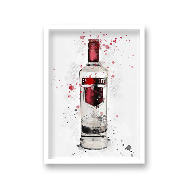 Spirit Graphic Splash Print Smirnoff Vodka Inspired