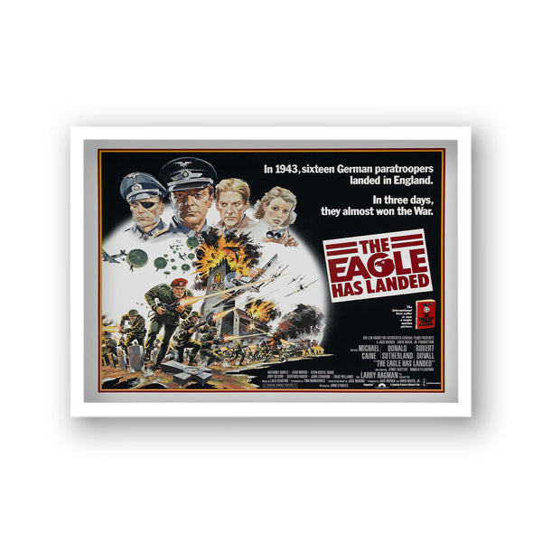 Michael Caine As Colonel Kurt Steiner The Eagle Has Landed 1976 Vintage Movie Poster Landscape