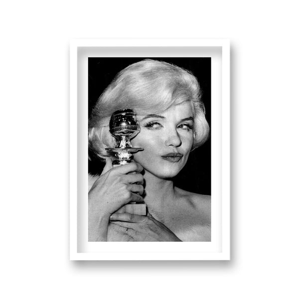 Marilyn Monroe Golden Globe Winner 1960 Vintage Icon Print