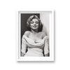 Marilyn Monroe Iconic Portrait In Glamorous Off The Shoulder Dress Vintage Icon Print