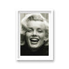 Marilyn Monroe Portrait Smiling In Stylish Black Sweater Vintage Icon Print