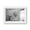 Marilyn Monroe Portrait In Relaxed Thoughful Mood With Drink In Hand Vintage Icon Print