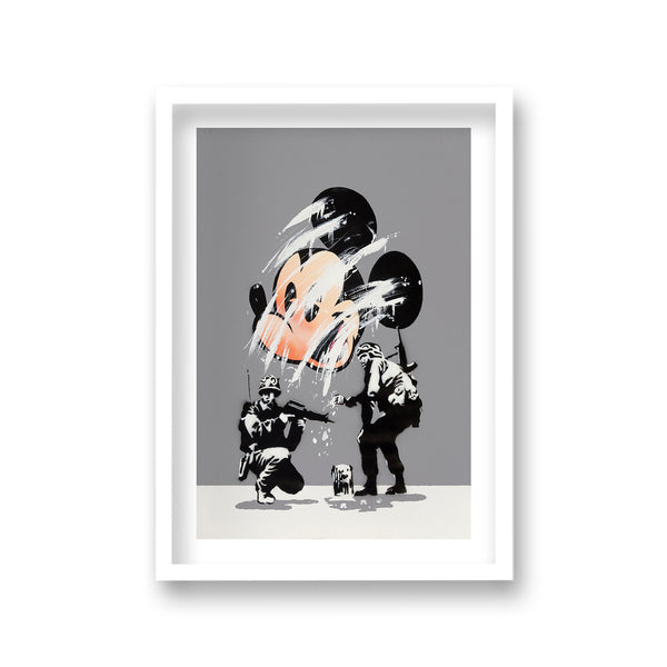 Banksy Print Mickey Mouse Grafitti