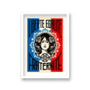 Pop Art Print Liberte Egalite Fraternite