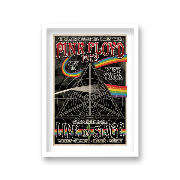 Pink Floyd Dark Side Of The Moon Vintage Tour Poster