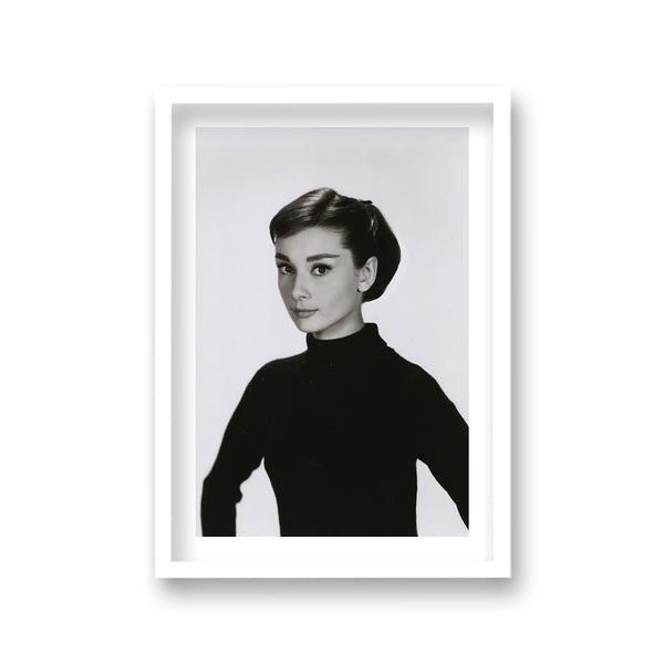 Audrey Hepburn Publicity Shot Funny Face 1957 Vintage Icon Print
