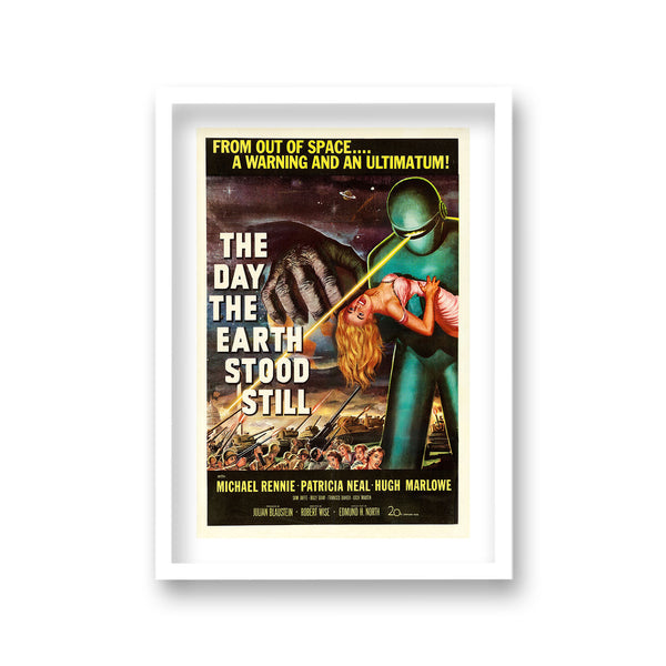 The Day The Earth Stood Still Vintage Movie Poster