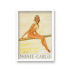 Monte Carlo Pretty Blond Topless Girl Sitting On Board