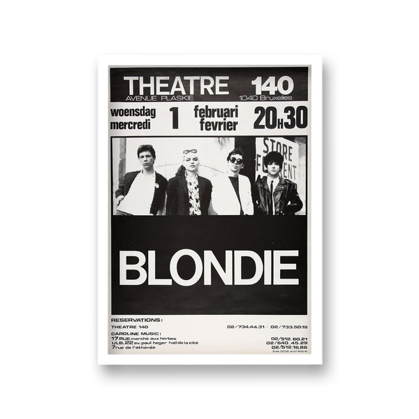Blondie Black & White Theatre Plaskie Bruxelles