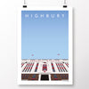 AFC Highbury - East Stand Poster