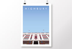 AFC Highbury - East Stand Poster