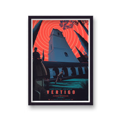 Alfred Hitchcock'S Vertigo V2 Reimagined Movie Poster