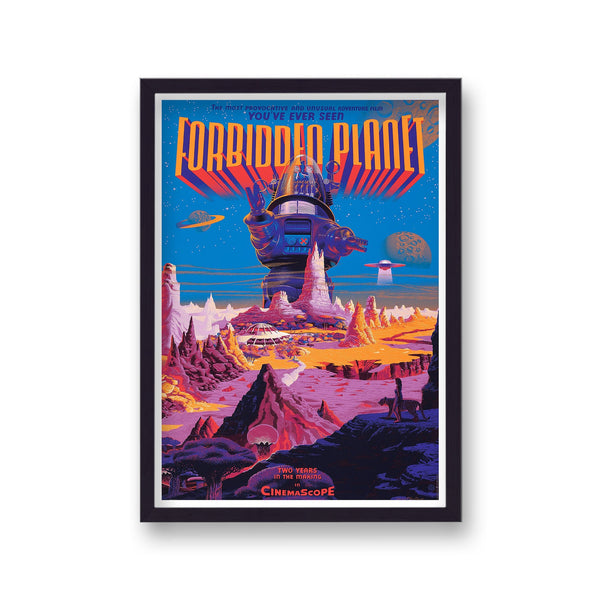 The Forbidden Planet V1 Reimagined Movie Poster