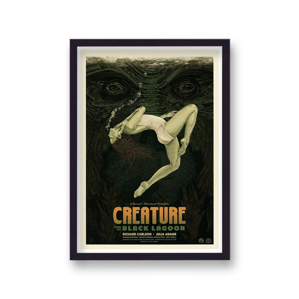 Creature From The Black Lagoon V6 Reimagined Movie Poster