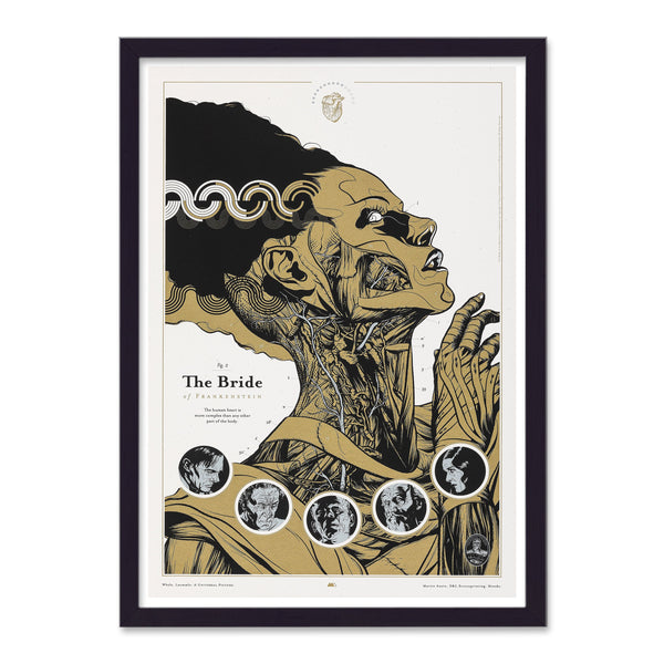 The Bride Of Frankenstein V2 Reimagined Movie Poster