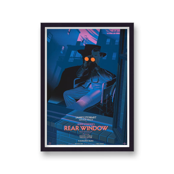 Alfred Hitchcock'S Rear Window V2 Reimagined Movie Poster