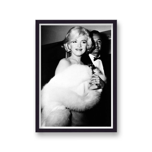 Marilyn Monroe With Golden Globe Award 2
