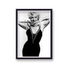 Marilyn Monroe Smiling Publicity Shot Wearing Black Gown