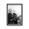 Marilyn Monroe Smiling With Bunch Of Red Roses Beside Aa Aeroplane