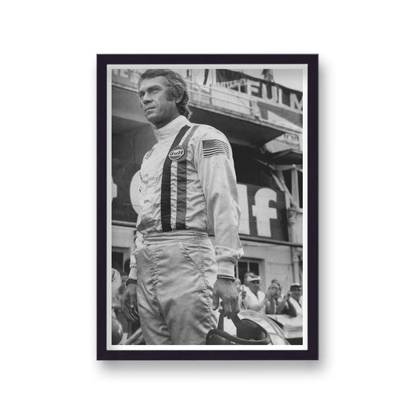 Steve Mcqueen In Motor Racing Suit 3 Le Mans