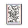 Keith Haring Men On Shoulders Print