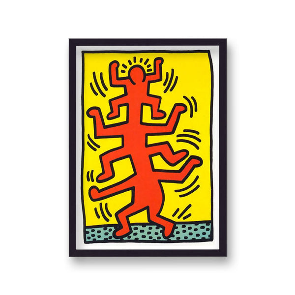 Keith Haring Red Men