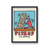 Keith Haring Pisa 89 Print Signed