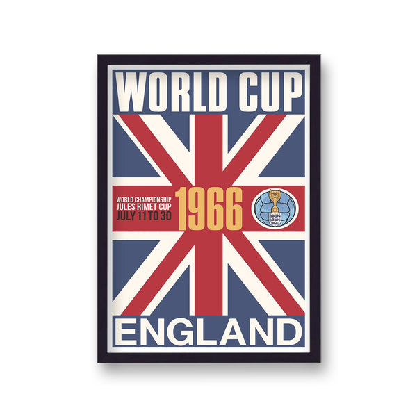 World Cup 66 Retro Graphic Tournament Print