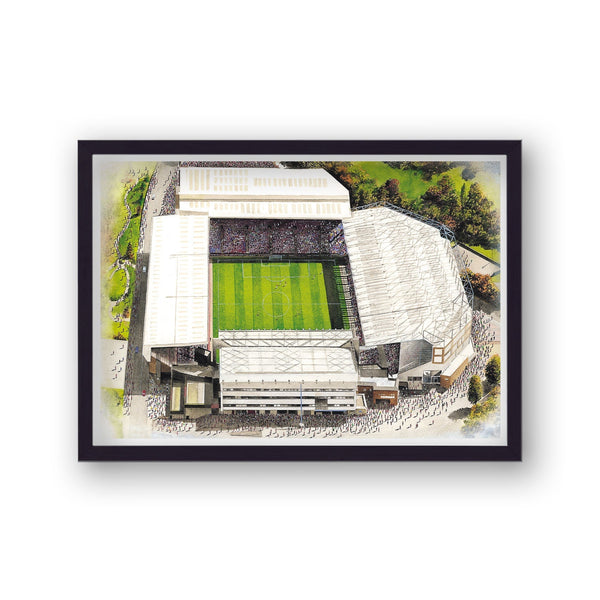 Aston Villa Fc - Villa Park - Football Stadium Art - Vintage