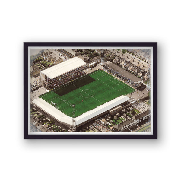 Grimsby Town Fc - Blundell Park - Football Stadium Art - Vintage